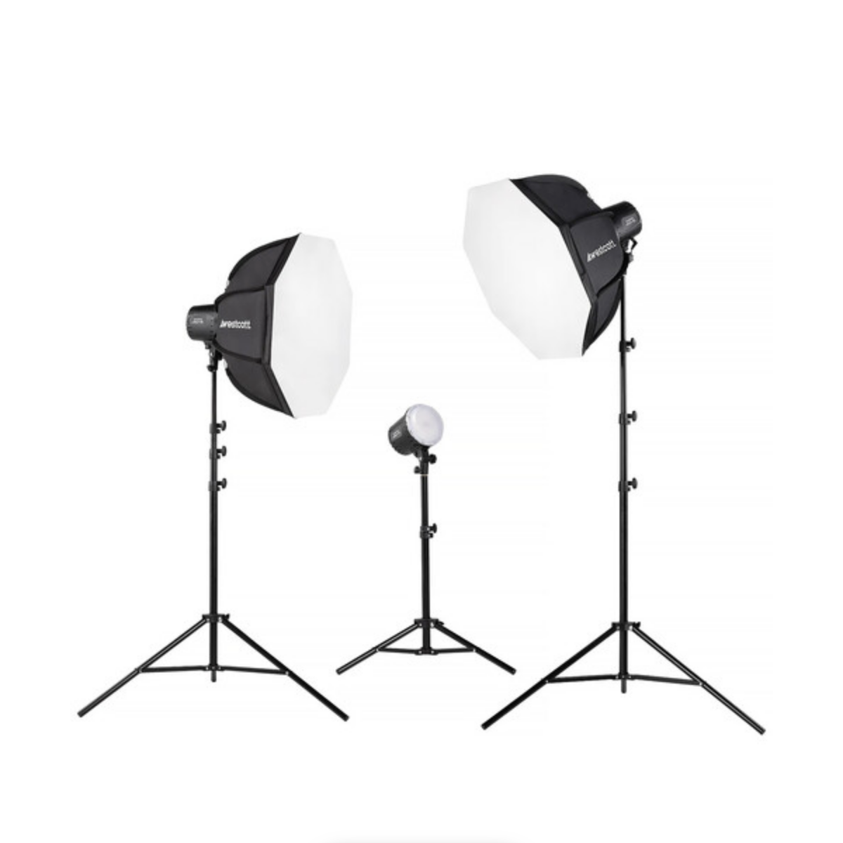 Westcott U60-B Bi-Color 3-Light LED Monolight Kit With 22" Octabox (3 ...