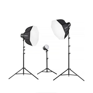Westcott U60-B Bi-Color 3-Light LED Monolight Kit with 22" Octabox (3-Light Kit) at PROCAM | procam.com