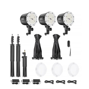 Westcott U60-B Bi-Color 3-Light LED Monolight Kit with 22" Octabox (3-Light Kit) at PROCAM | procam.com