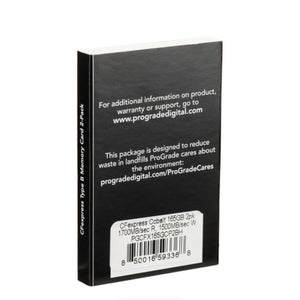 ProGrade Digital CFexpress 2.0 Type B Cobalt Memory Card - 165GB (2-Pack) at PROCAM | procam.com