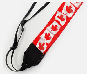 Perri's Leathers Ltd. 2" Polyester Camera Strap (Canada Flag) at PROCAM | procam.com