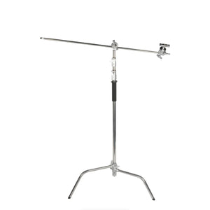 Sirui C-Stand Kit with Boom Arm, Casters and Sandbag (Chrome) - 10.5' at PROCAM | procam.com