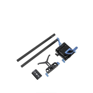 Sirui Universal Quick Release Baseplate with Dual 15mm Rod Clamp Kit at PROCAM | procam.com