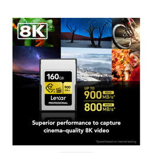 Lexar Professional CFexpress Type A Memory Card GOLD Series - 160GB at PROCAM | procam.com