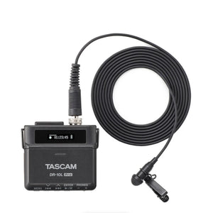 TASCAM DR-10L Pro Field Recorder and Lavalier Microphone at PROCAM | procam.com