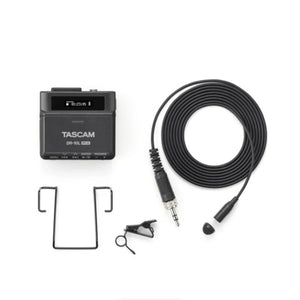 TASCAM DR-10L Pro Field Recorder and Lavalier Microphone at PROCAM | procam.com