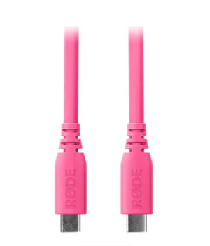 RODE SC27 SuperSpeed USB-C to USB-C Cable (Pink, 6.6') at PROCAM | procam.com