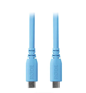 RODE SC27 SuperSpeed USB-C to USB-C Cable (Blue, 6.6') at PROCAM | procam.com