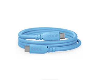 RODE SC27 SuperSpeed USB-C to USB-C Cable (Blue, 6.6') at PROCAM | procam.com