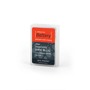 ProMaster DMW-BLC12 Li-ion Battery for Panasonic w/ USB-C Charging at PROCAM | procam.com