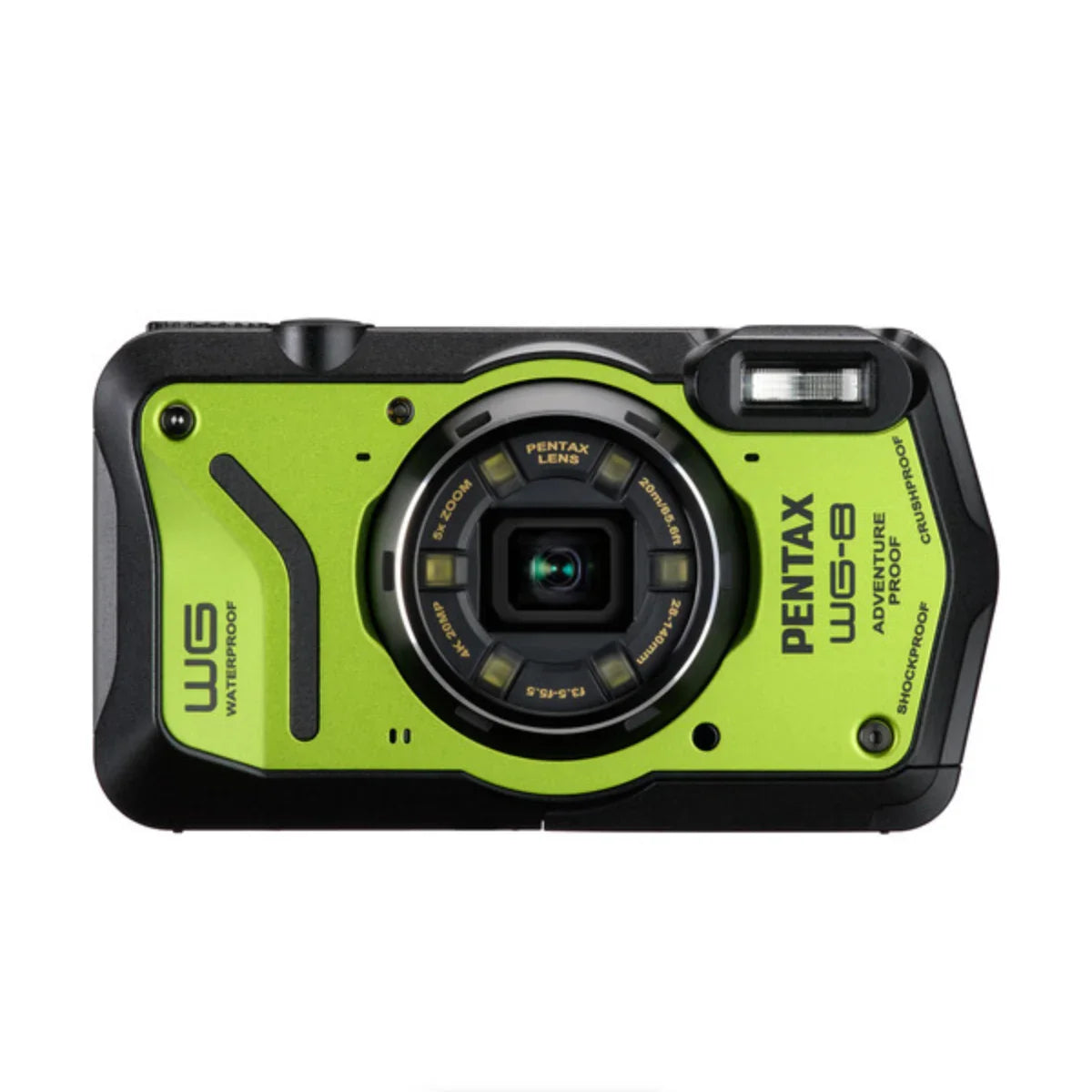 Pentax WG-8 Digital Camera (Green) – PROCAM Photo & Video Gear