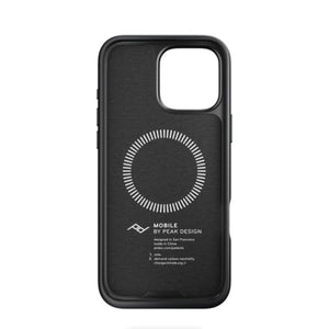 Peak Design Mobile Everyday Fabric Case for iPhone 16 Pro Max (Charcoal) at PROCAM | procam.com