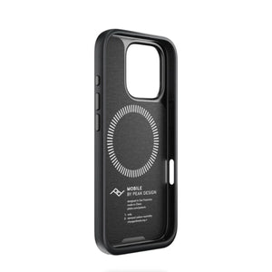 Peak Design Mobile Everyday Fabric Case for iPhone 16 Pro (Charcoal) at PROCAM | procam.com