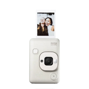 FUJIFILM INSTAX MINI Liplay Hybrid Instant Camera (Misty White) at PROCAM | procam.com