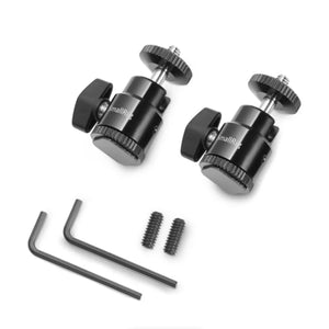 SmallRig Camera Hot Shoe Mount with 1/4"-20 Screw Ball Head (2-Pack) at PROCAM | procam.com