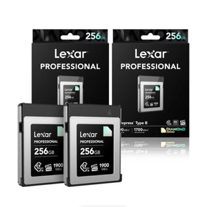 Lexar Professional CFexpress Type B Memory Card (DIAMOND Series) - 256GB (2-Pack) at PROCAM | procam.com
