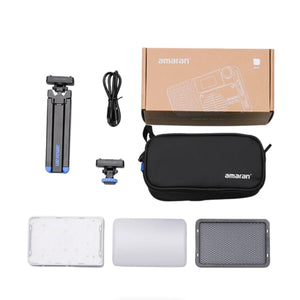 amaran Ace 25x Bi-Color LED Light Panel All-in-One Creator Kit (White) at PROCAM | procam.com