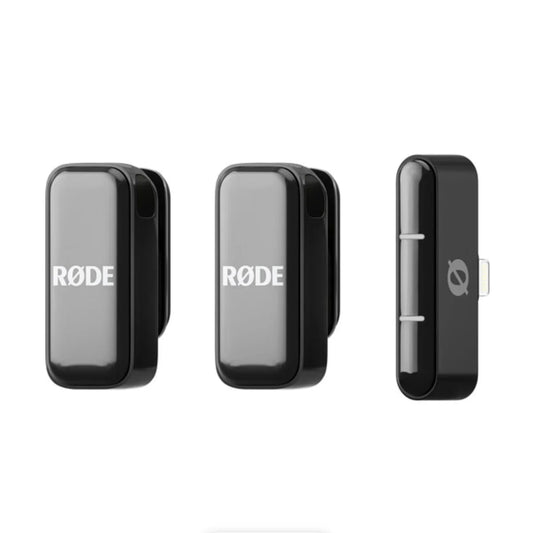 RODE Wireless Micro 2-Person Ultracompact Wireless Microphone System with USB-C Connector (2.4 GHz, Black) at PROCAM | procam.com