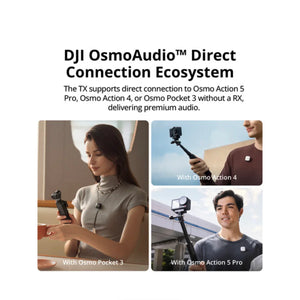 DJI Mic Mini 2-Person Compact Wireless Microphone System for Camera & Smartphone (2.4 GHz) at PROCAM | procam.com