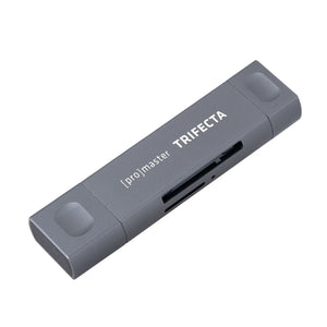 ProMaster Trifecta SD & Micro SD UHS-I Card Reader at PROCAM | procam.com