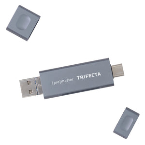 ProMaster Trifecta SD & Micro SD UHS-I Card Reader at PROCAM | procam.com