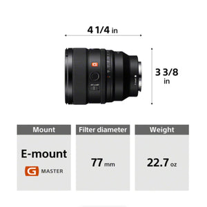 Sony FE 85mm f/1.4 GM II Lens at PROCAM | procam.com