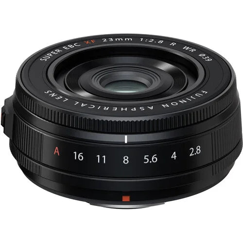 FUJIFILM XF 23mm f/2.8 R WR Pancake Lens (Black) at PROCAM | Shop