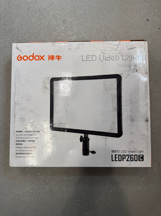 * OPEN BOX EXCELLENT * Godox LEDP260C Bi-Color LED Light Panel