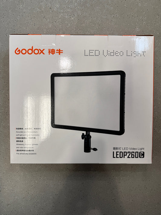 * OPEN BOX EXCELLENT * Godox LEDP260C Bi-Color LED Light Panel