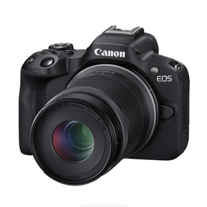 Canon EOS R50 Mirrorless Camera with RF-S 18-45mm f/4.5-6.3 IS STM Lens & RF-S 55-210mm f/5-7.1 IS STM Lens (Black) at PROCAM | procam.com
