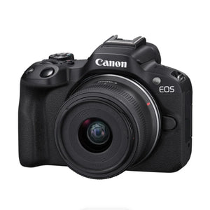 Canon EOS R50 Mirrorless Camera with RF-S 18-45mm f/4.5-6.3 IS STM Lens & RF-S 55-210mm f/5-7.1 IS STM Lens (Black) at PROCAM | procam.com