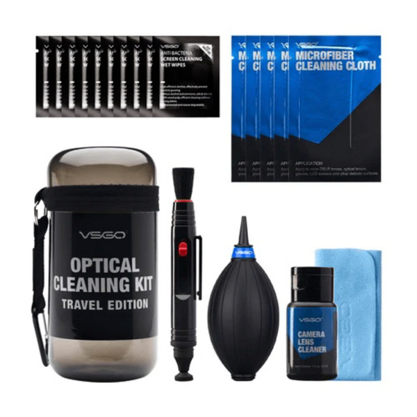 VSGO Optical Cleaning Kit - Travel Edition (Grey)