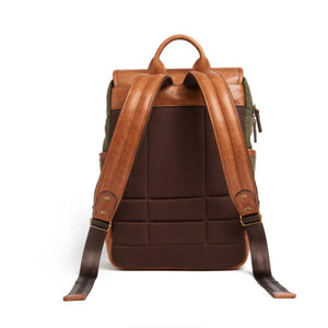 ONA Monterey Backpack (Olive and Antique Cognac) at PROCAM | procam.com