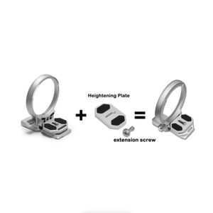 Silence Corner Atoll Heightening Plate for C/S/D Rotating Collar (Silver) at PROCAM | procam.com