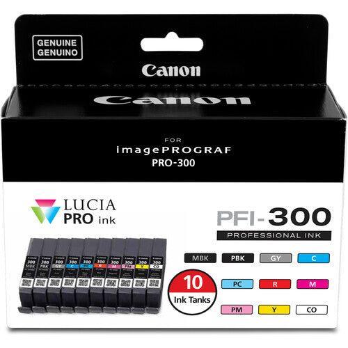 Canon LUCIA PRO PFI-300 10-Color Ink Tank Value Pack at PROCAM | procam.com