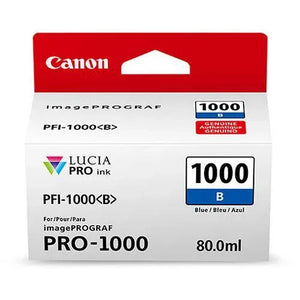Canon PFI-1000 B LUCIA PRO Blue Ink Tank (80ml) at PROCAM | procam.com