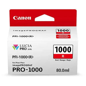 Canon PFI-1000 R LUCIA PRO Red Ink Tank (80ml) at PROCAM | procam.com