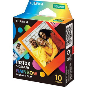 FUJIFILM INSTAX SQUARE Rainbow Instant Film (10 Exposures) *Expired 2023 at PROCAM | procam.com