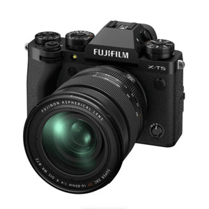 FUJIFILM X-T5 Mirrorless Camera with XF 16-80mm f/4 R OIS WR Lens (Black) at PROCAM | procam.com