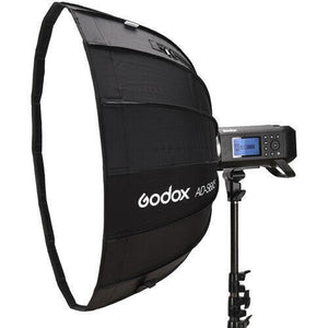 Godox AD-S65S Parabolic Softbox with Godox Mount and Grid (Gold/Silver, 25.6") at PROCAM | procam.com