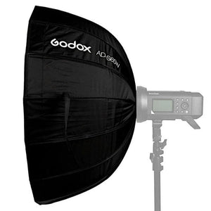 Godox AD-S65W Parabolic Softbox with Godox Mount and Grid (White, 25.6") at PROCAM | procam.com