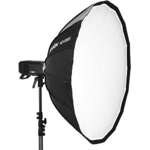 Godox AD-S85S Parabolic Softbox with Godox Mount and Grid (Gold/Silver, 33.5") at PROCAM | procam.com