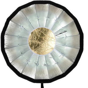 Godox AD-S85S Parabolic Softbox with Godox Mount and Grid (Gold/Silver, 33.5") at PROCAM | procam.com