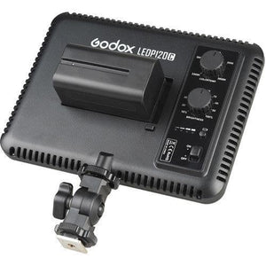 Godox LEDP120C Bi-Color LED Light Panel with L-Series Battery Plate at PROCAM | procam.com
