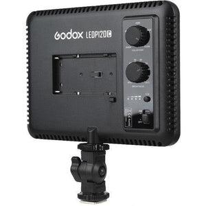 Godox LEDP120C Bi-Color LED Light Panel with L-Series Battery Plate at PROCAM | procam.com