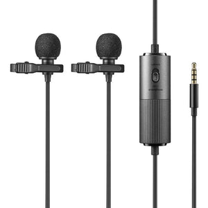Godox LMD-40C Dual Omnidirectional Lavalier Microphone at PROCAM | procam.com