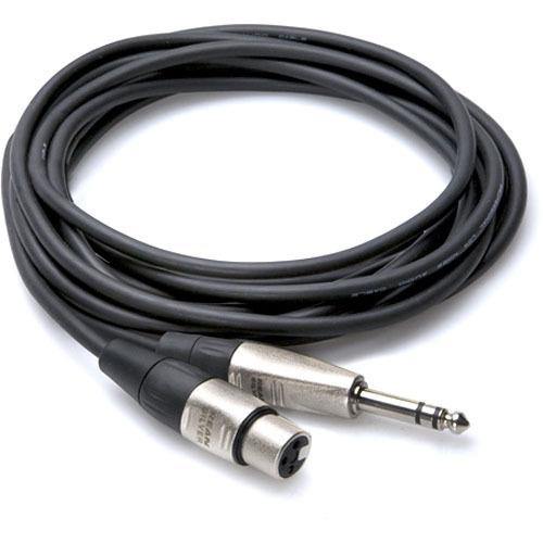 Hosa HXS-003 Balanced 3-Pin XLR Female to 1/4'' TRS Male Audio Cable (3') | PROCAM