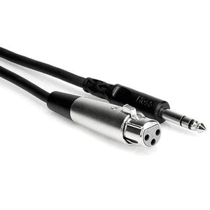 Hosa Stereo 1/4'' Male to 3-Pin XLR Female Interconnect Cable - 5 at PROCAM | procam.com