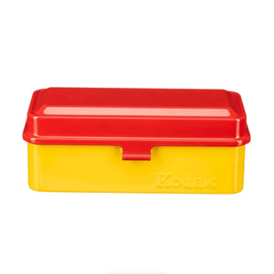 Kodak Steel 120/135mm Film Case (Red Lid/Yellow Body) at PROCAM | procam.com