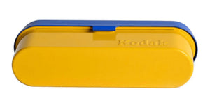 Kodak Steel 135mm Film Case (Blue Lid/Yellow Body) at PROCAM | procam.com